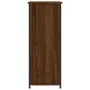Mesitas noche 2 uds madera ingeniería marrón roble 32x42x80 cm de vidaXL, Mesitas de noche - Ref: Foro24-825972, Precio: 56,0...