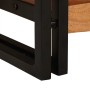 Mesas consola con cajón 2 pcs Marrón Madera maciza de Acacia