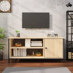 TV-Schrank aus Sonoma-Eichensperrholz, 100 x 40 x 45 cm von vidaXL, TV-Möbel - Ref: Foro24-826301, Preis: 63,25 €, Rabatt: %