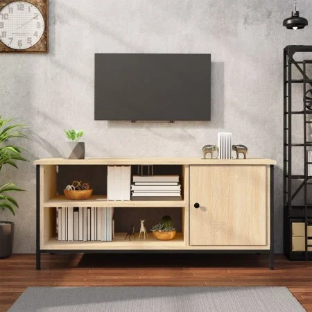 TV-Schrank aus Sonoma-Eichensperrholz, 100 x 40 x 45 cm von vidaXL, TV-Möbel - Ref: Foro24-826301, Preis: 63,25 €, Rabatt: %