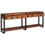 Mesas consola Otro 2 pcs Multicolor Madera maciza recuperada