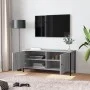 TV-Schrank mit Türen aus Sperrholz in Sonoma-Grau, 102 x 35 x 45 cm von vidaXL, TV-Möbel - Ref: Foro24-826293, Preis: 59,98 €...