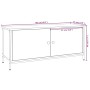 TV-Schrank mit Türen aus Sperrholz in Sonoma-Grau, 102 x 35 x 45 cm von vidaXL, TV-Möbel - Ref: Foro24-826293, Preis: 60,38 €...