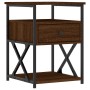 Nachttische, 2 Stück, Eichenbraun, Holzwerkstoff, 40 x 42 x 55 cm von vidaXL, Nachttische - Ref: Foro24-826082, Preis: 84,97 ...