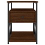 Nachttische, 2 Stück, Eichenbraun, Holzwerkstoff, 40 x 42 x 55 cm von vidaXL, Nachttische - Ref: Foro24-826082, Preis: 84,97 ...