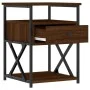 Mesitas noche 2 uds madera ingeniería marrón roble 40x42x55 cm de vidaXL, Mesitas de noche - Ref: Foro24-826082, Precio: 83,9...