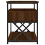 Mesitas noche 2 uds madera ingeniería marrón roble 40x42x55 cm de vidaXL, Mesitas de noche - Ref: Foro24-826082, Precio: 83,9...