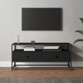 TV-Möbel aus schwarzem Sperrholz 100x35x45 cm von vidaXL, TV-Möbel - Ref: Foro24-826305, Preis: 72,49 €, Rabatt: %