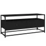 TV stand made of black plywood wood, 100x35x45 cm by vidaXL, TV Furniture - Ref: Foro24-826305, Price: 72,49 €, Discount: %