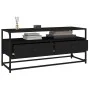 TV stand made of black plywood wood, 100x35x45 cm by vidaXL, TV Furniture - Ref: Foro24-826305, Price: 72,49 €, Discount: %