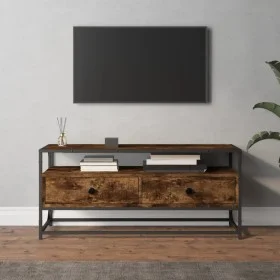 TV-Möbel Sperrholz Räuchereiche 100x35x45 cm von vidaXL, TV-Möbel - Ref: Foro24-826307, Preis: 70,92 €, Rabatt: %