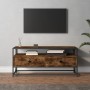 TV-Möbel Sperrholz Räuchereiche 100x35x45 cm von vidaXL, TV-Möbel - Ref: Foro24-826307, Preis: 71,95 €, Rabatt: %