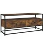 TV-Möbel Sperrholz Räuchereiche 100x35x45 cm von vidaXL, TV-Möbel - Ref: Foro24-826307, Preis: 70,92 €, Rabatt: %