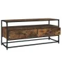 TV-Möbel Sperrholz Räuchereiche 100x35x45 cm von vidaXL, TV-Möbel - Ref: Foro24-826307, Preis: 70,92 €, Rabatt: %