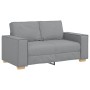Juego de Sofá con cojín 3 pcs Gris 220 x 78 x 84 cm tela