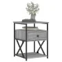 Sonoma gray engineered wood bedside table 40x42x55 cm by vidaXL, Nightstands - Ref: Foro24-826079, Price: 49,85 €, Discount: %