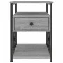 Sonoma gray engineered wood bedside table 40x42x55 cm by vidaXL, Nightstands - Ref: Foro24-826079, Price: 49,85 €, Discount: %