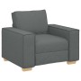 Juego de Sofá con cojín 3 pcs Gris 220 x 78 x 84 cm tela