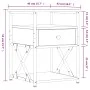 Sonoma gray engineered wood bedside table 40x42x55 cm by vidaXL, Nightstands - Ref: Foro24-826079, Price: 49,85 €, Discount: %