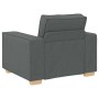 Juego de Sofá con cojín 3 pcs Gris 220 x 78 x 84 cm tela