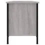 Sonoma gray plywood TV cabinet 102x35x45 cm by vidaXL, TV Furniture - Ref: Foro24-826288, Price: 54,17 €, Discount: %