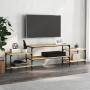 TV-Schrank aus Sonoma-Eichensperrholz, 197 x 35 x 52 cm von vidaXL, TV-Möbel - Ref: Foro24-826326, Preis: 59,24 €, Rabatt: %