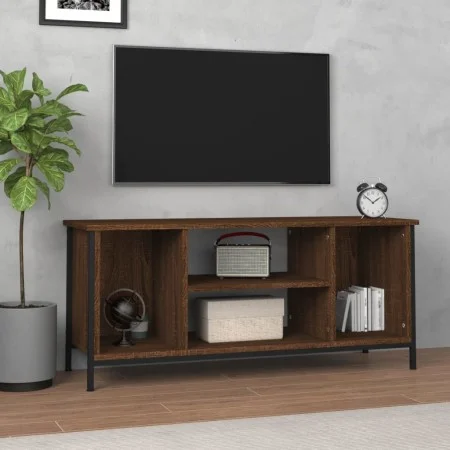 TV-Schrank aus braunem Eichensperrholz, 102 x 35 x 45 cm von vidaXL, TV-Möbel - Ref: Foro24-826289, Preis: 55,74 €, Rabatt: %