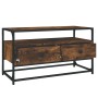 TV-Schrank aus geräuchertem Eichensperrholz, 80 x 35 x 45 cm von vidaXL, TV-Möbel - Ref: Foro24-826312, Preis: 87,92 €, Rabat...