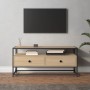 TV-Schrank aus Sonoma-Eichensperrholz, 100 x 35 x 45 cm von vidaXL, TV-Möbel - Ref: Foro24-826306, Preis: 75,29 €, Rabatt: %