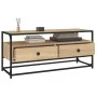 TV-Schrank aus Sonoma-Eichensperrholz, 100 x 35 x 45 cm von vidaXL, TV-Möbel - Ref: Foro24-826306, Preis: 74,12 €, Rabatt: %