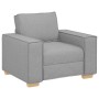 Juego de Sofá con cojín 3 pcs Gris 220 x 78 x 84 cm tela