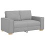 Juego de Sofá con cojín 3 pcs Gris 220 x 78 x 84 cm tela