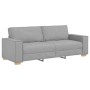 Juego de Sofá con cojín 3 pcs Gris 220 x 78 x 84 cm tela