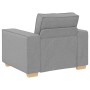 Juego de Sofá con cojín 3 pcs Gris 220 x 78 x 84 cm tela