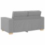 Juego de Sofá con cojín 3 pcs Gris 220 x 78 x 84 cm tela