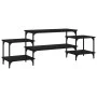 Schwarzer TV-Schrank aus Sperrholz, 157 x 35 x 52 cm von vidaXL, TV-Möbel - Ref: Foro24-826320, Preis: 48,17 €, Rabatt: %