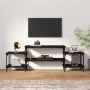 Mueble para TV madera contrachapada negro 157x35x52 cm de vidaXL, Muebles TV - Ref: Foro24-826320, Precio: 48,55 €, Descuento: %