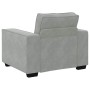 Juego de Sofá con cojín 3 pcs Gris 220 x 78 x 84 cm Terciopelo