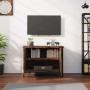TV-Schrank aus braunem Eichensperrholz, 60 x 35 x 45 cm von vidaXL, TV-Möbel - Ref: Foro24-826299, Preis: 46,67 €, Rabatt: %