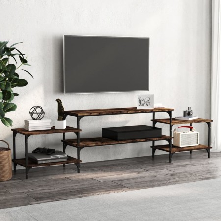 TV-Schrank aus geräuchertem Eichensperrholz, 197 x 35 x 52 cm von vidaXL, TV-Möbel - Ref: Foro24-826327, Preis: 53,34 €, Raba...