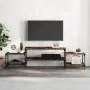 TV-Schrank aus geräuchertem Eichensperrholz, 197 x 35 x 52 cm von vidaXL, TV-Möbel - Ref: Foro24-826327, Preis: 52,80 €, Raba...