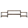 TV-Schrank aus geräuchertem Eichensperrholz, 197 x 35 x 52 cm von vidaXL, TV-Möbel - Ref: Foro24-826327, Preis: 53,34 €, Raba...