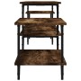 TV-Schrank aus geräuchertem Eichensperrholz, 197 x 35 x 52 cm von vidaXL, TV-Möbel - Ref: Foro24-826327, Preis: 53,34 €, Raba...