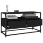 Schwarzer TV-Schrank aus Sperrholz, 80 x 35 x 45 cm von vidaXL, TV-Möbel - Ref: Foro24-826310, Preis: 56,28 €, Rabatt: %