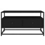 Schwarzer TV-Schrank aus Sperrholz, 80 x 35 x 45 cm von vidaXL, TV-Möbel - Ref: Foro24-826310, Preis: 56,28 €, Rabatt: %