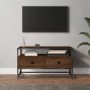 TV-Schrank aus braunem Eichensperrholz, 80 x 35 x 45 cm von vidaXL, TV-Möbel - Ref: Foro24-826314, Preis: 63,66 €, Rabatt: %
