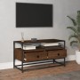 TV-Schrank aus braunem Eichensperrholz, 80 x 35 x 45 cm von vidaXL, TV-Möbel - Ref: Foro24-826314, Preis: 63,66 €, Rabatt: %