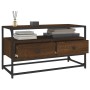 TV-Schrank aus braunem Eichensperrholz, 80 x 35 x 45 cm von vidaXL, TV-Möbel - Ref: Foro24-826314, Preis: 63,66 €, Rabatt: %