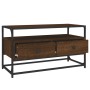 TV-Schrank aus braunem Eichensperrholz, 80 x 35 x 45 cm von vidaXL, TV-Möbel - Ref: Foro24-826314, Preis: 63,66 €, Rabatt: %