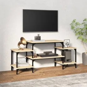 TV-Schrank aus Sonoma-Eichensperrholz, 117 x 35 x 52 cm von vidaXL, TV-Möbel - Ref: Foro24-826316, Preis: 52,67 €, Rabatt: %